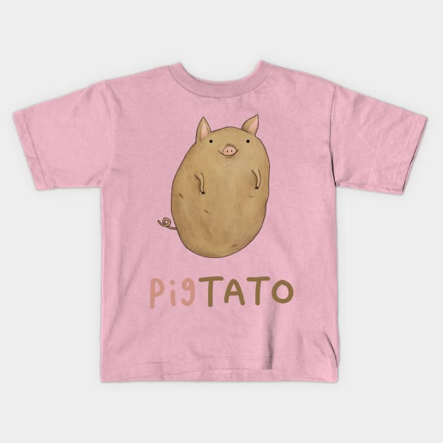 Pigtato Kids T-Shirt by Sophie Corrigan